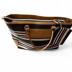 Vintage Victoria's Secret Striped Bag‎